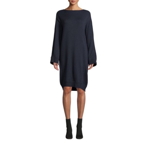 Women's Vince Cotton Terry Shift Dress - Picture 1 of 8